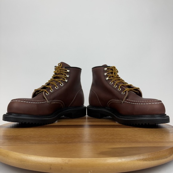 New Mens Red Wing‎ 8249 Supersole Brown Leather 6in Combat Work Boots Size 7.5 E main image 6